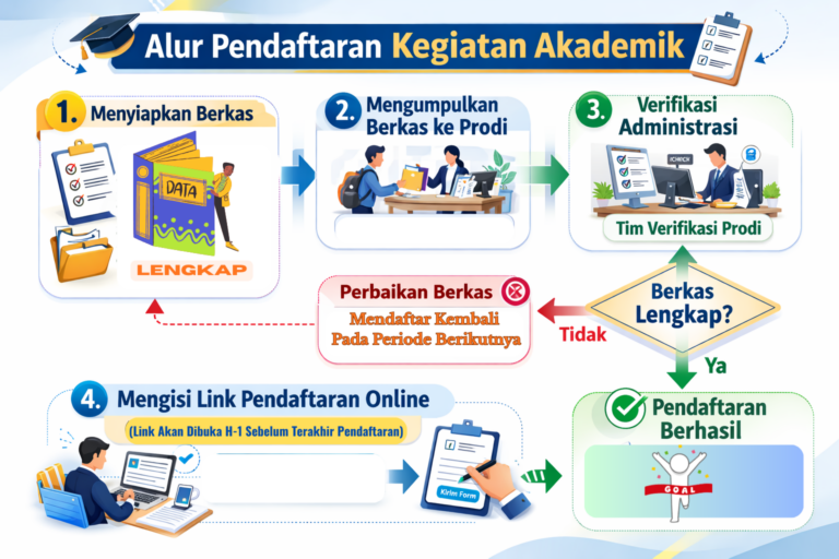 Alur pendaftaran kegiatan akademik yes